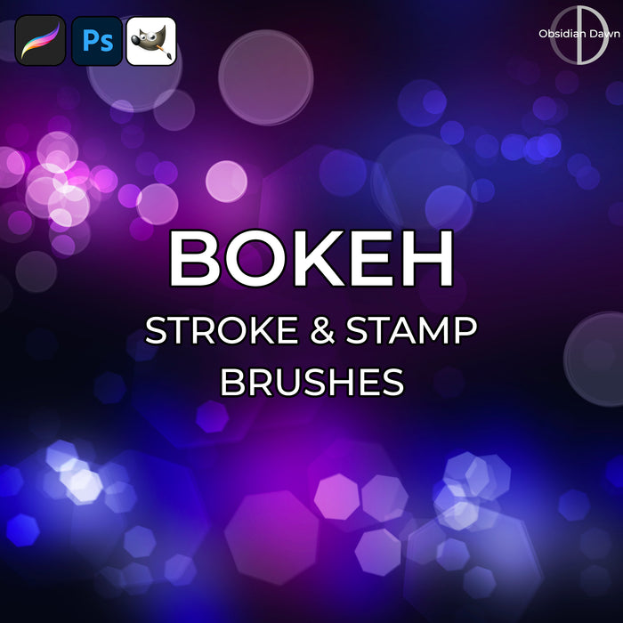 Bokeh Brushes - Photoshop, Procreate, GIMP