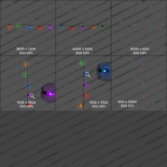 Christmas Lights PNGs