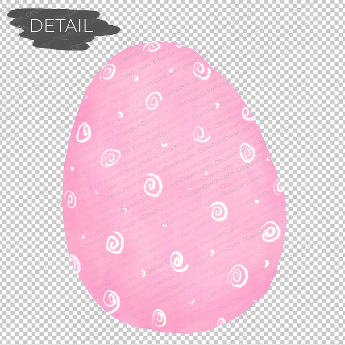 Watercolor Easter Eggs PNGs