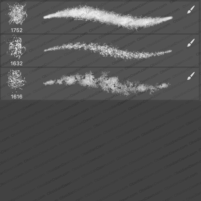Grunge Texture Stroke Brushes - Photoshop, Procreate, GIMP