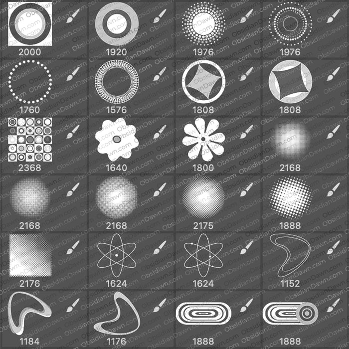 Retro Brushes - Photoshop, Procreate, GIMP