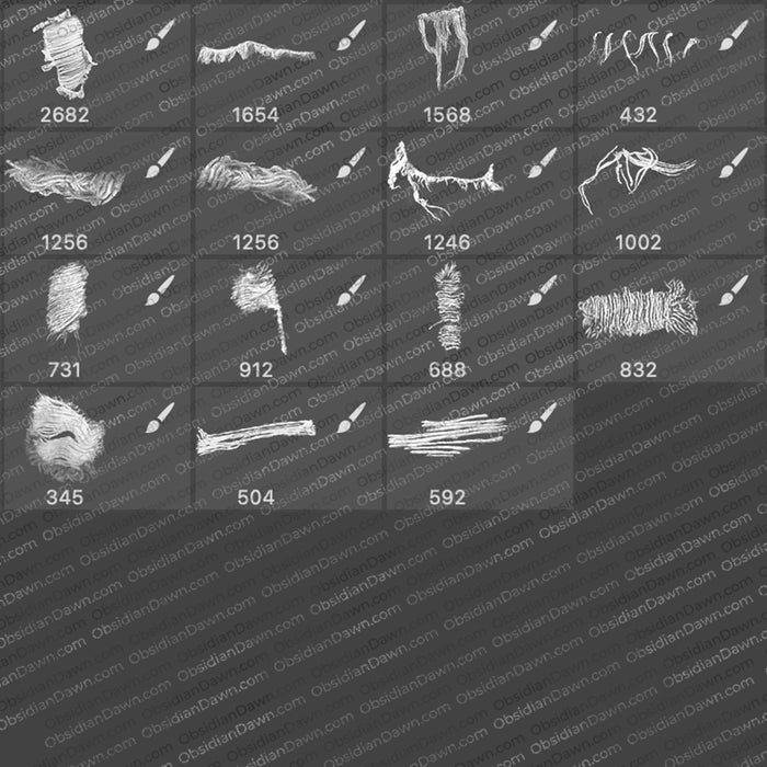 Ripped Jeans Brushes - Photoshop, Procreate, GIMP