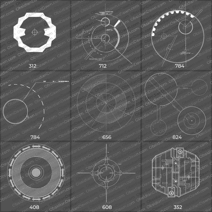 Tech Brushes Mega Pack - Photoshop, Procreate, GIMP