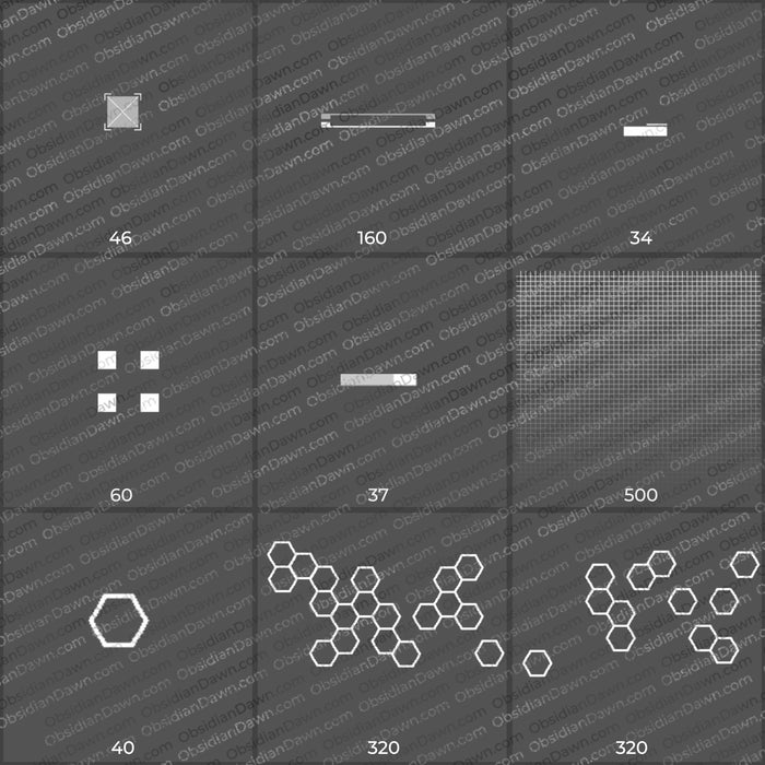 Tech Brushes Mega Pack - Photoshop, Procreate, GIMP