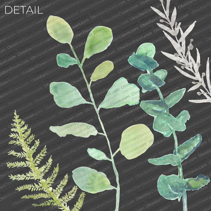 Watercolor Greenery PNGs