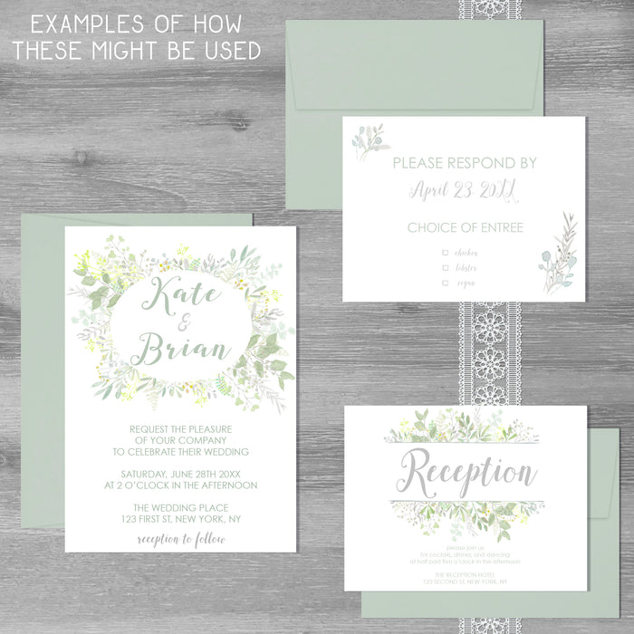 Watercolor Greenery PNGs