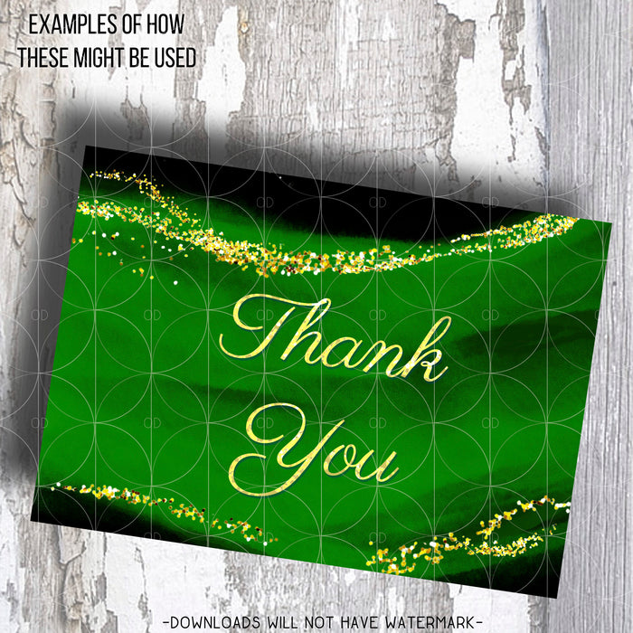 Watercolor & Glitter PNGs