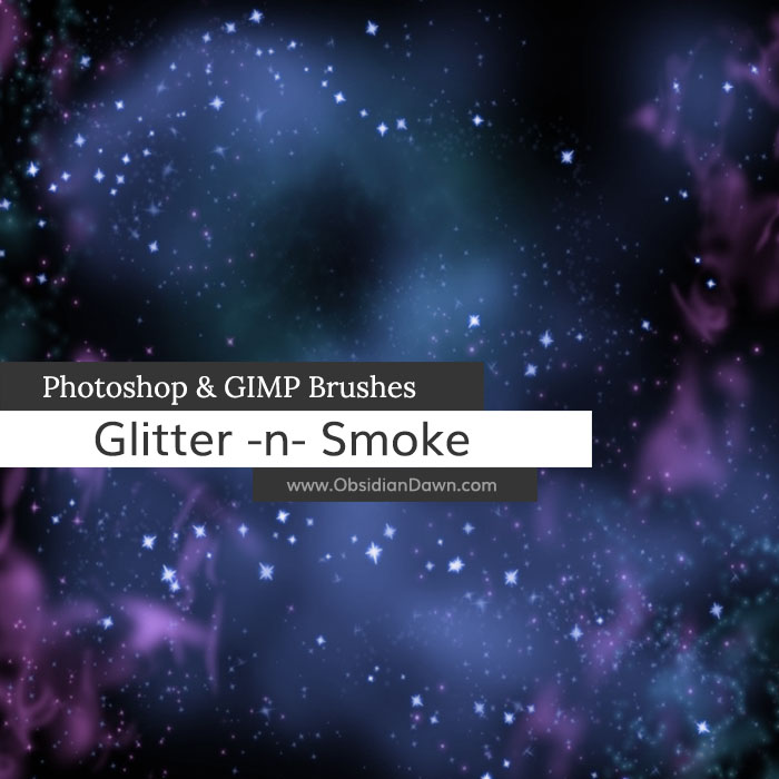 Glitter and Smoke Brushes