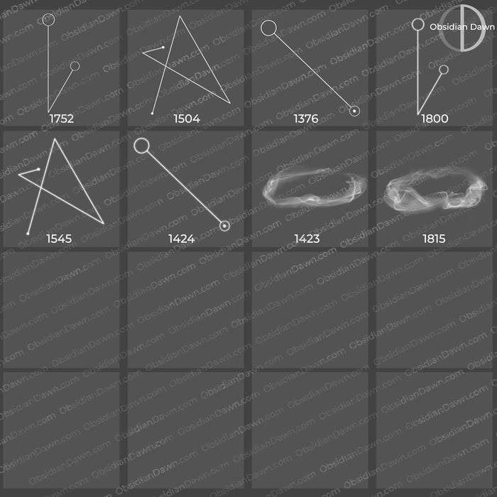 Arcane Circles Enhancements Brushes – Photoshop, Procreate, GIMP