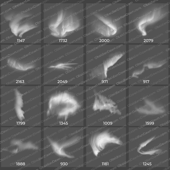 Aurora Borealis Brushes – Photoshop, Procreate, GIMP
