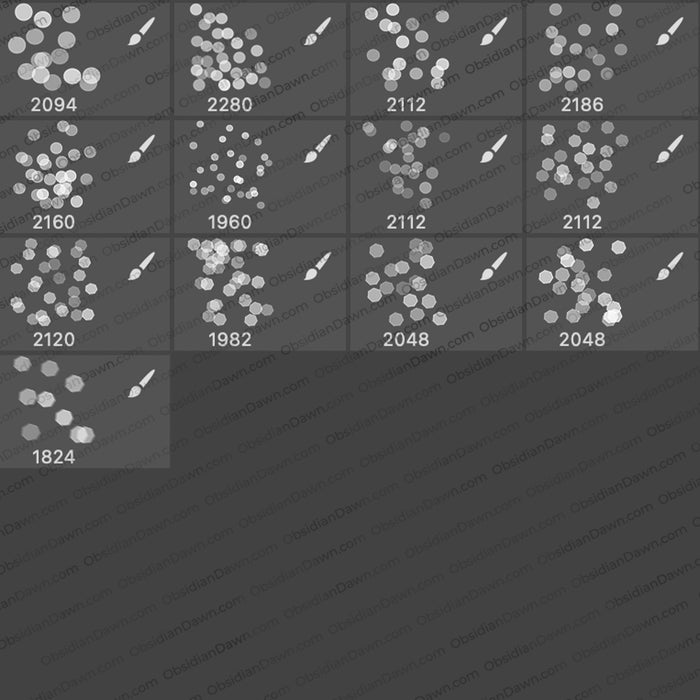 Bokeh Brushes - Photoshop, Procreate, GIMP
