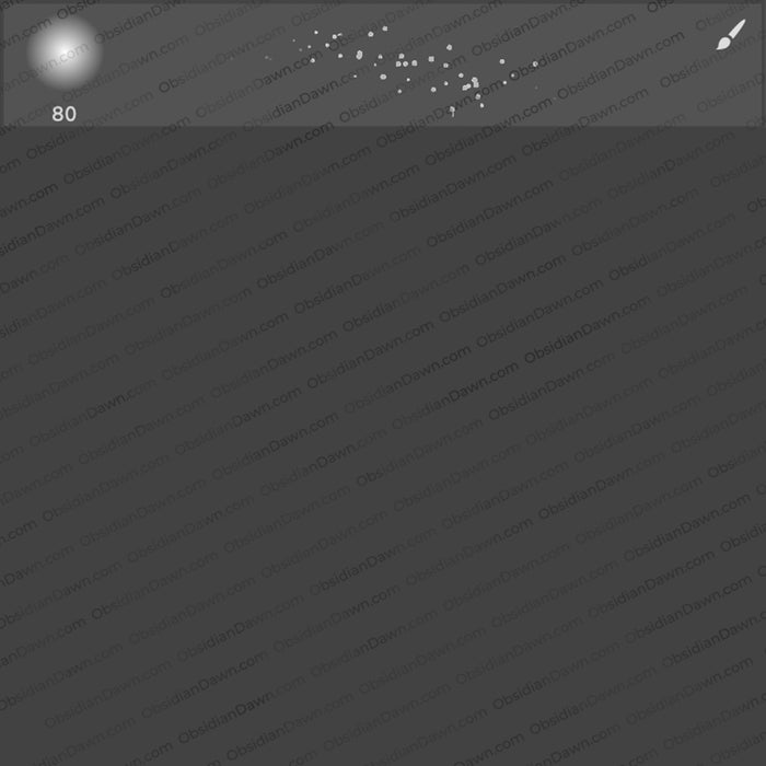 Brush on Glimmer Stroke Brushes - Photoshop, Procreate, GIMP