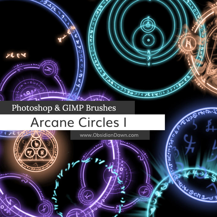 Arcane Circles I Brushes