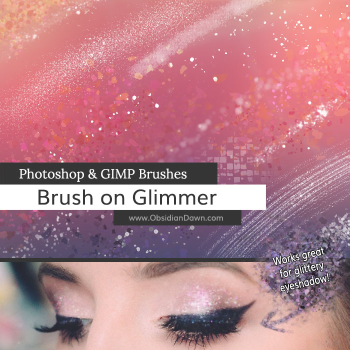 Brush on Glimmer Brushes