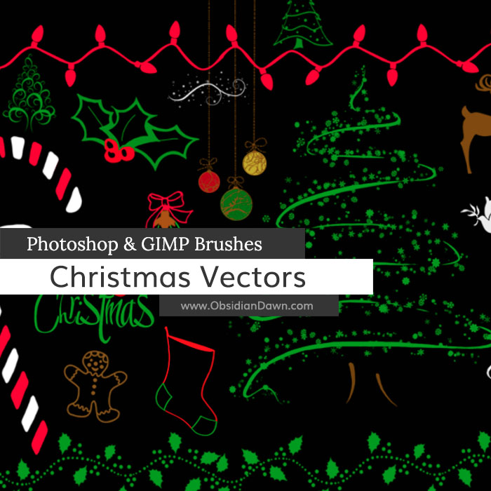 Christmas Vectors Brushes