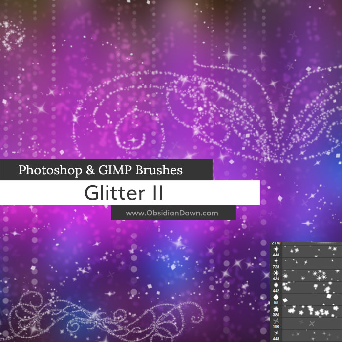Glitter II Brushes
