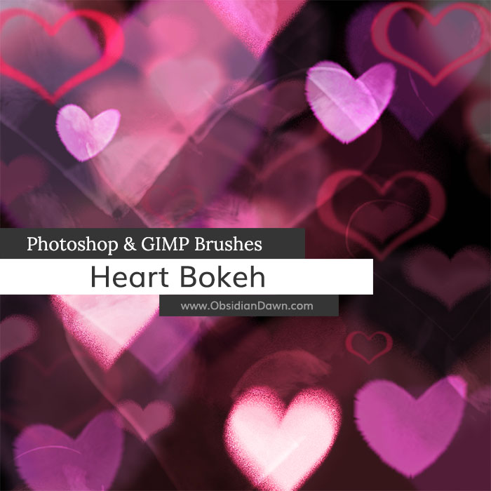 Heart Bokeh Brushes