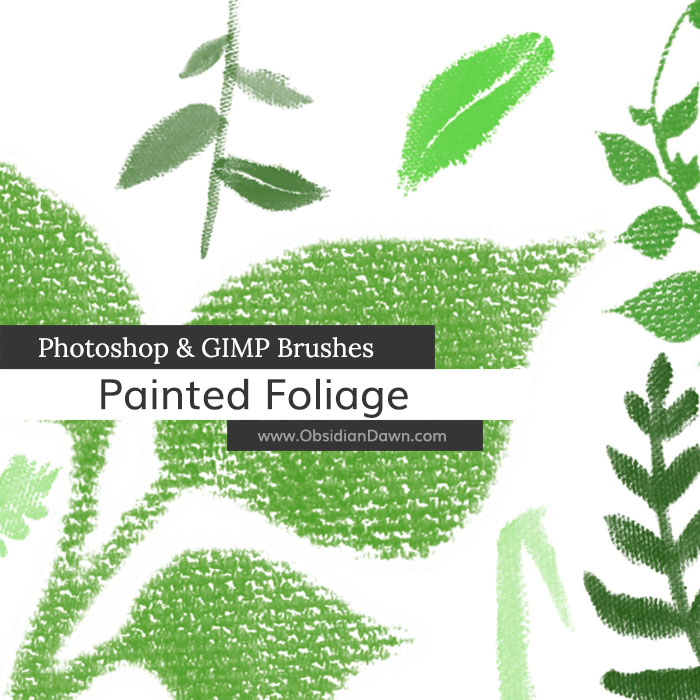 “Painted Foliage Brushes