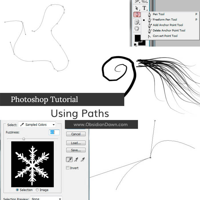 Paths in Photoshop Tutorial