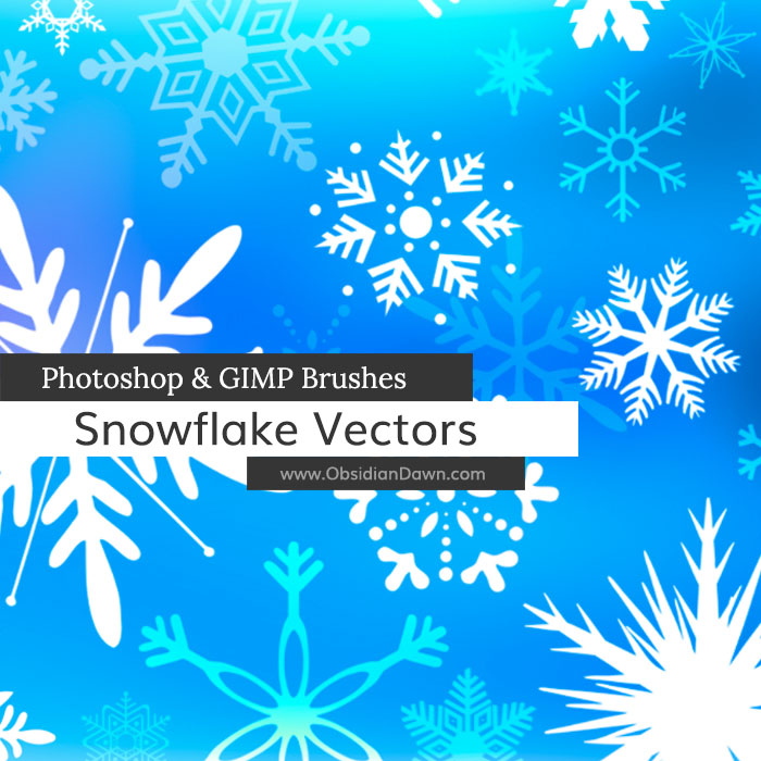 Snowflake Vectors Brushes