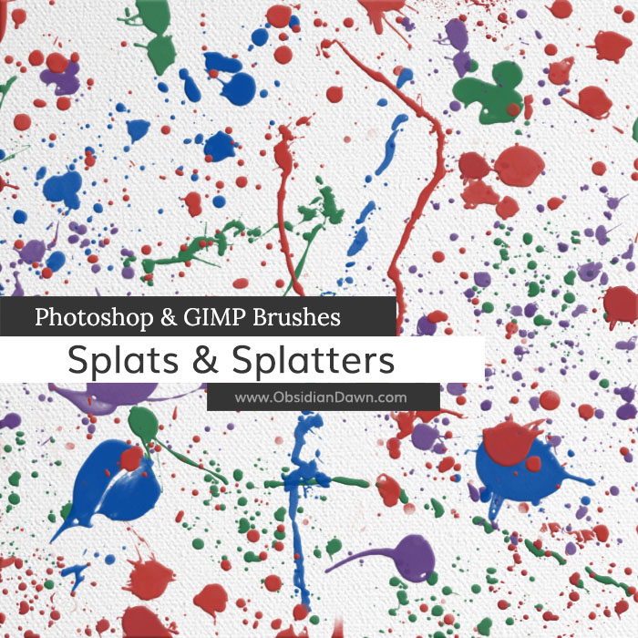 Splats & Splatters Brushes