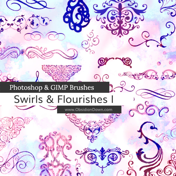 Swirls & Flourishes Brushes