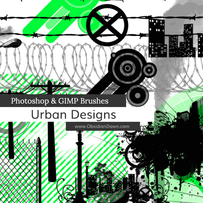 Urban Designs Vectors Brushes