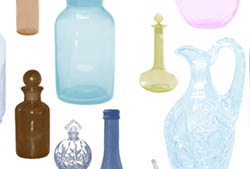 Glass Bottles Brushes